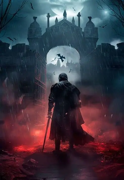 Póster de la sala Cazadores de Vampiros, escape room de suspenso en Bogotá