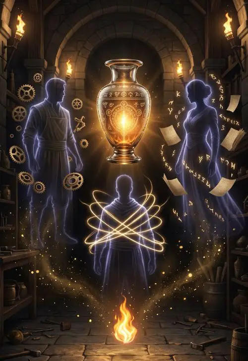 Póster de la sala La copa de los tres magos, escape room de aventura en Bogotá