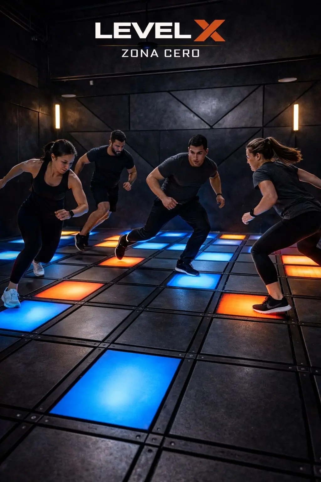 Póster de la sala Level X: Zona Cero, escape room de aventura en Bogotá